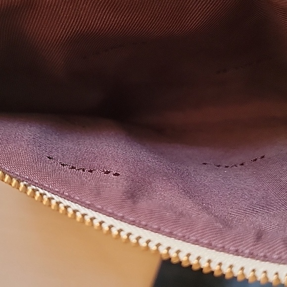 Coach Brown and Cream Wristlet - Picture 8 of 8